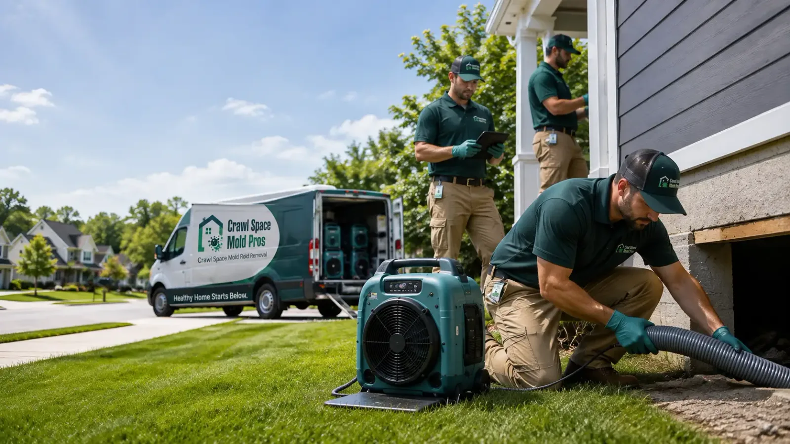 Crawl Space Mold Removal in Washington, IL